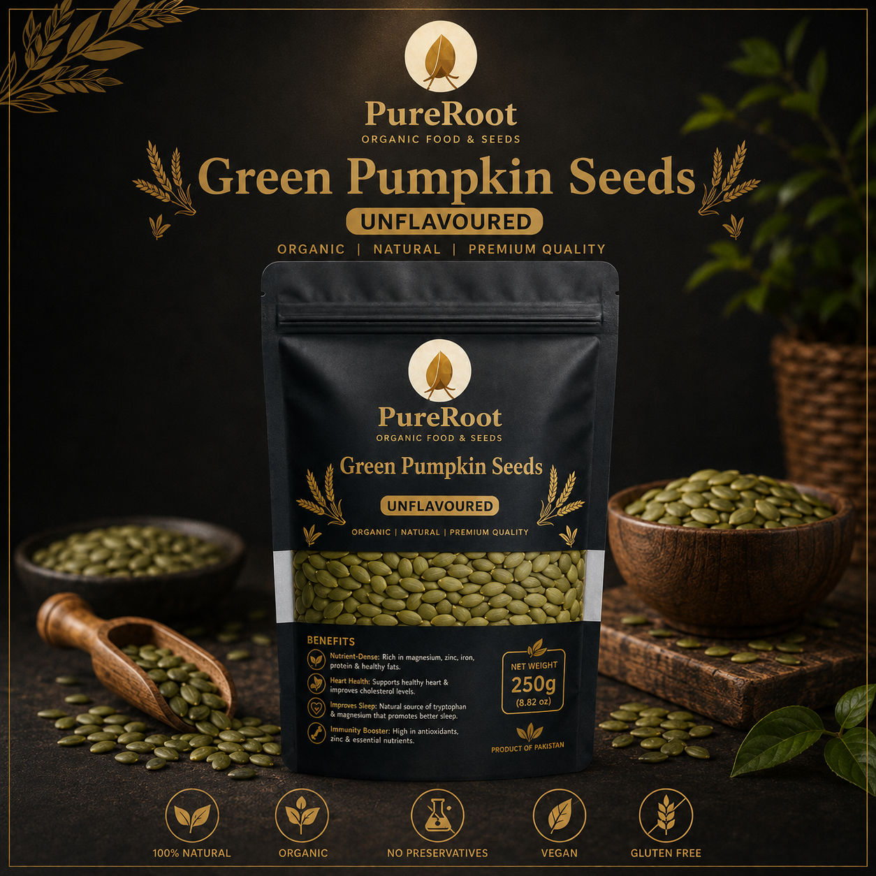 Green Pumpkin Seeds